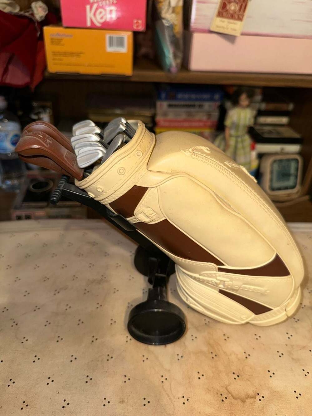 Dialfone Vintage Golf Bag Novelty Landline Telephone